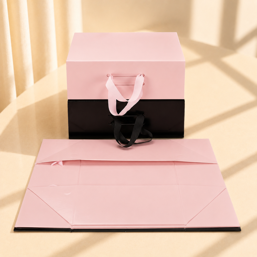 Custom foldable rigid box for pen and stationery gift sets